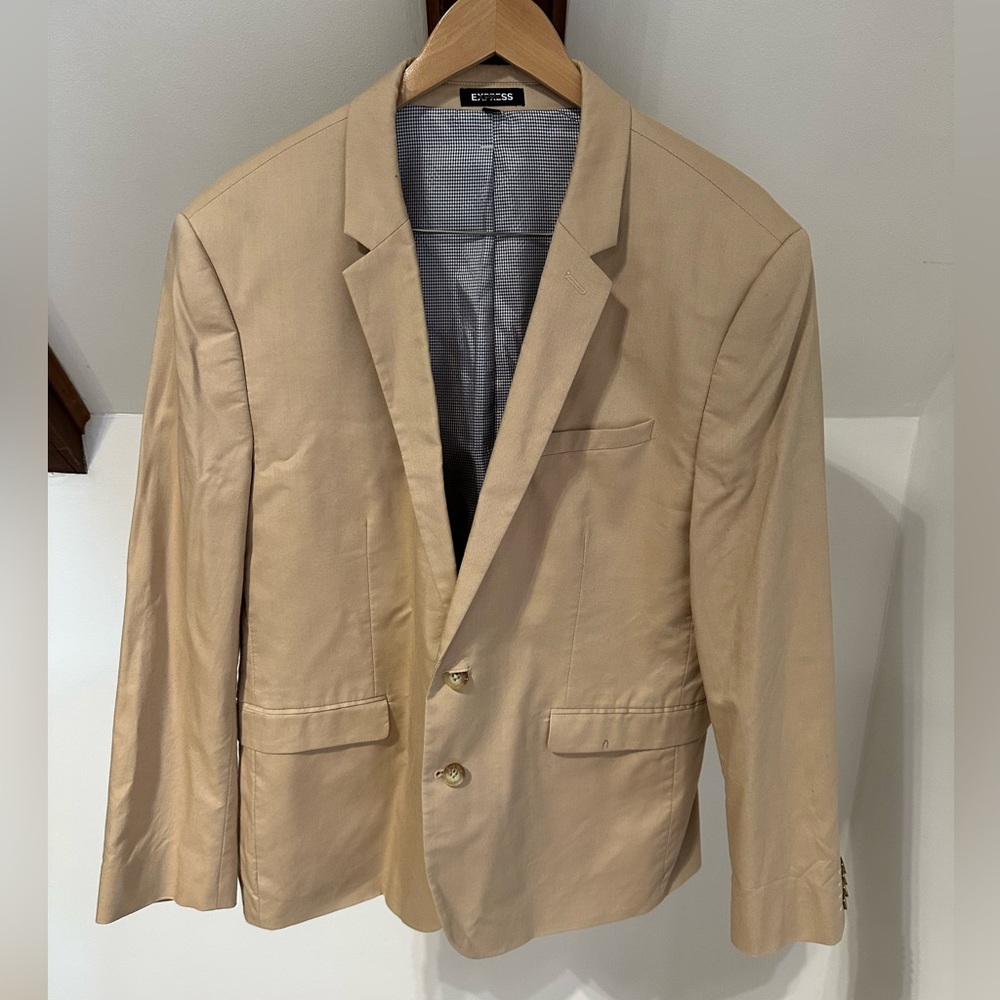 Express Men’s beige blazer